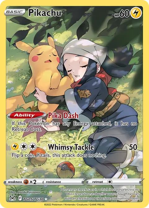 Pikachu TG05 · Verlorener Ursprung Trainer-Galerie