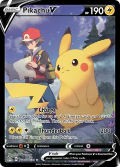 Pikachu V TG16 · Verlorener Ursprung Trainer-Galerie