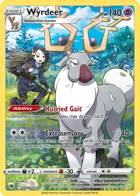 Wyrdeer TG06 · Resplandor Astral Galería de Entrenador