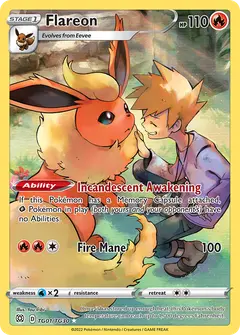 Flareon TG01 · Astros Brillantes Galería de Entrenador