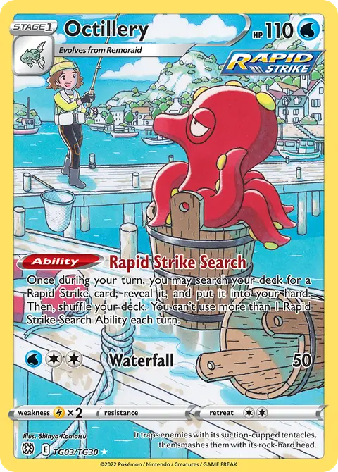 Octillery TG03 · Astros Brillantes Galería de Entrenador