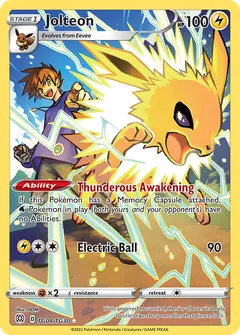 Jolteon TG04 · Astros Brillantes Galería de Entrenador