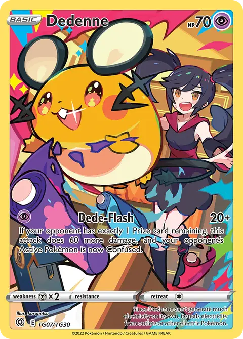 Dedenne TG07 · Strahlende Sterne Trainer-Galerie