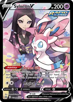 Sylveon V TG14 · Astros Brillantes Galería de Entrenador