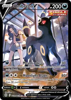 Umbreon V TG22 · Astros Brillantes Galería de Entrenador