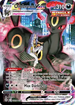 Umbreon VMAX TG23 · Astros Brillantes Galería de Entrenador