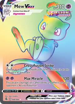 Mew VMAX 268/264 · Fusion Strike