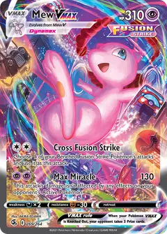 Mew VMAX 269/264 · Fusion Strike