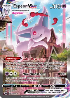 Espeon VMAX 270/264 · Fusion Strike