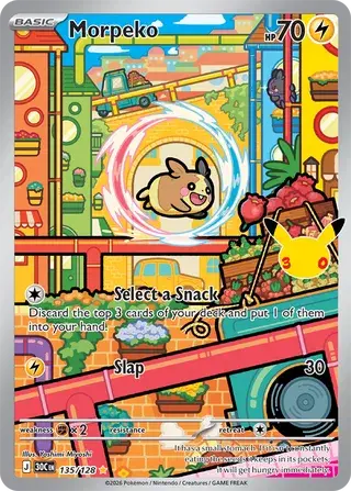 Morpeko 135/128 · 30ᵉ Anniversaire