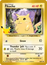 Pikachu · 30ᵉ Anniversaire