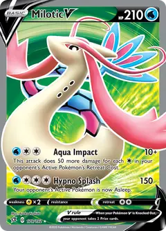 Milotic V 179/192 · Rebel Clash