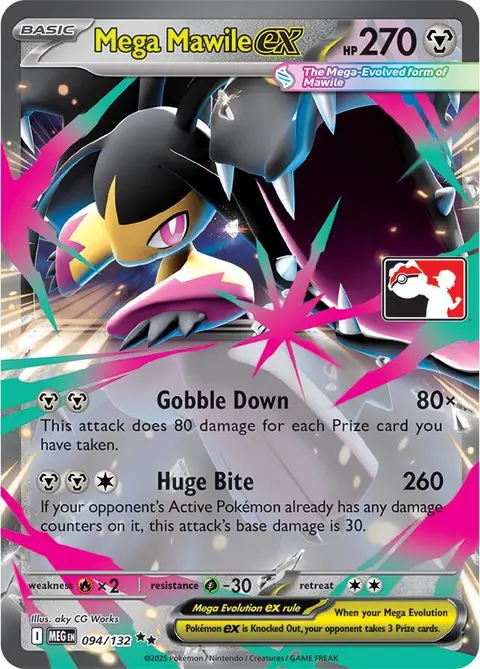 Méga-Mysdibule-ex 094/132 · Play! Pokémon Prize Pack Series Eight