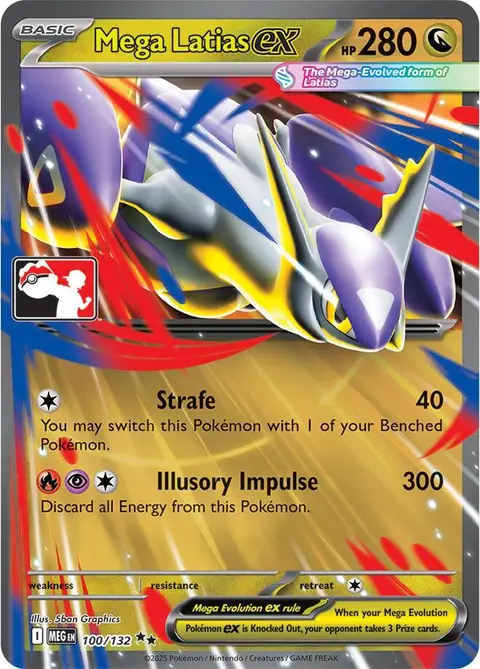 Mega Latias-ex 100/132 · Play! Pokémon Prize Pack Series Eight