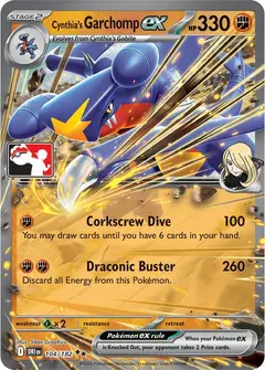 Garchomp-ex di Camilla 104/182 · Play! Pokémon Prize Pack Series Eight