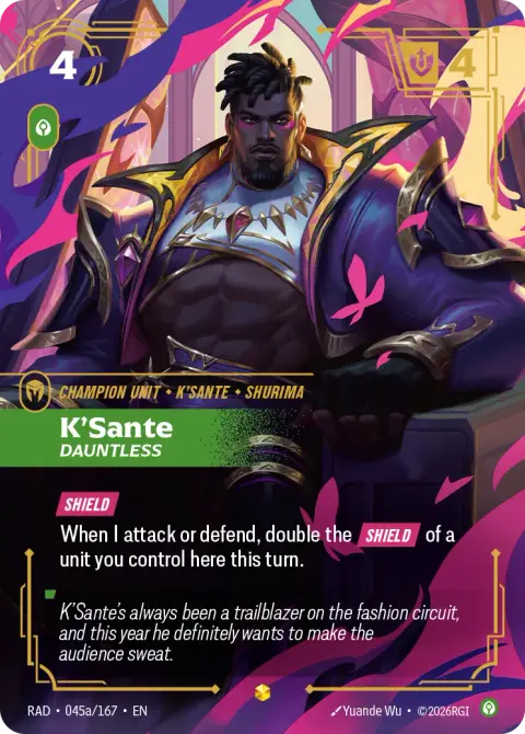 K'Sante, Dauntless RAD-045a/167 · Radiance