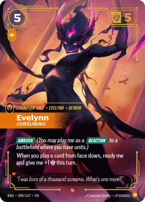 Evelynn, Consuming RAD-090/167 · Radiance