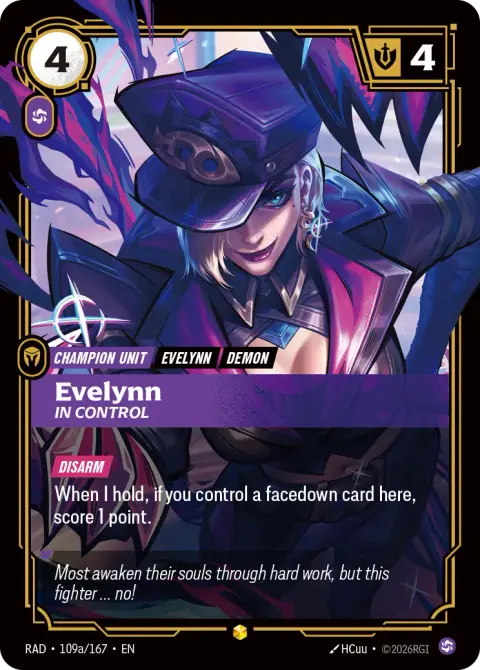 Evelynn, In Control RAD-109a/167 · Radiance