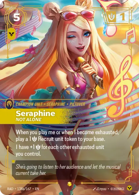 Seraphine, Not Alone RAD-138a/167 · Radiance