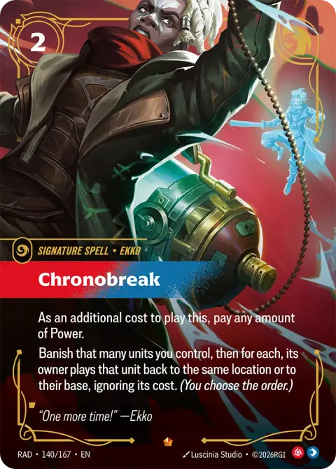 Chronobreak RAD-140/167 · Radiance