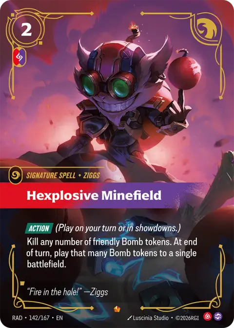 Hexplosive Minefield RAD-142/167 · Radiance