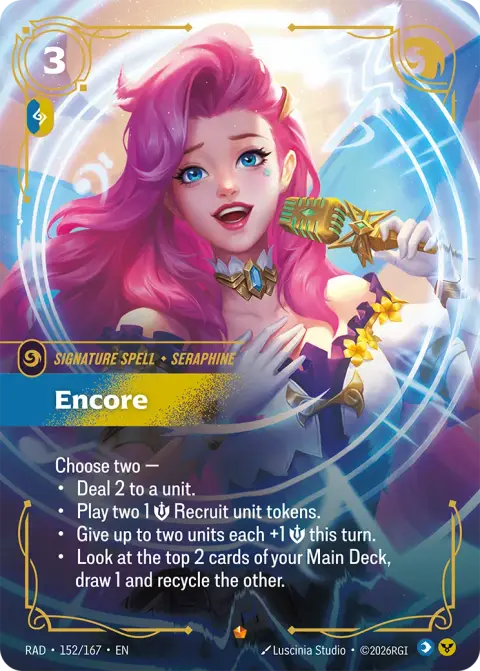 Encore RAD-152/167 · Radiance
