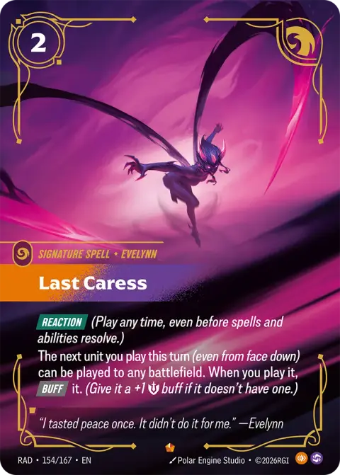 Last Caress RAD-154/167 · Radiance