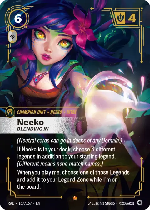 Neeko, Blending In RAD-167/167 · Radiance
