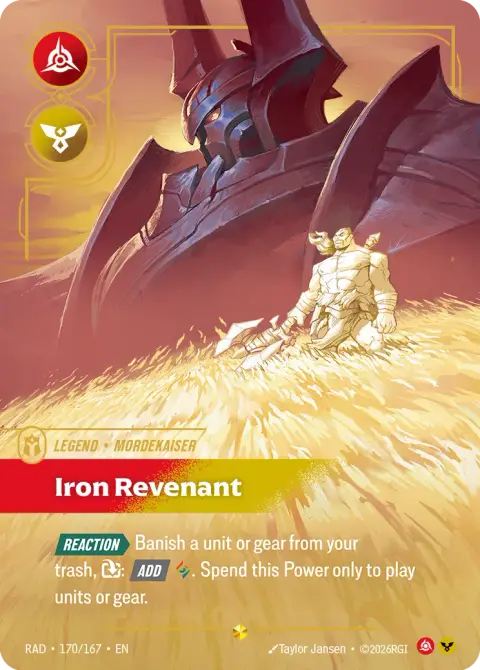 Mordekaiser, Iron Revenant RAD-170/167 · Radiance