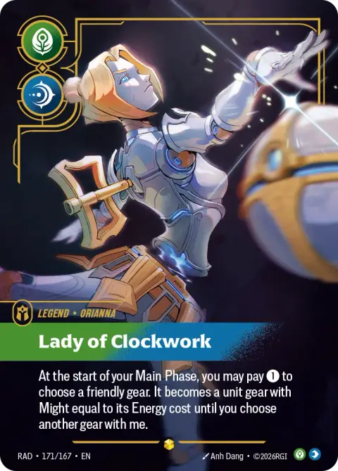 Orianna, Lady of Clockwork RAD-171/167 · Radiance