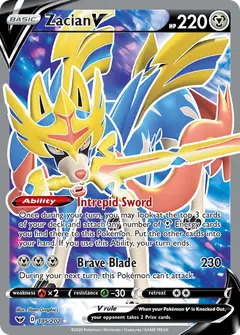 Zacian V 195/202 · Sword & Shield