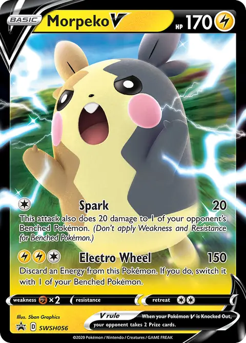 Morpeko V SWSH056 · SWSH Black Star Promos