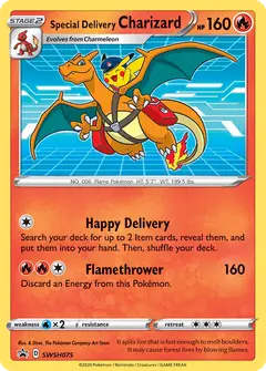 Special Delivery Charizard SWSH075 · Promo SWSH