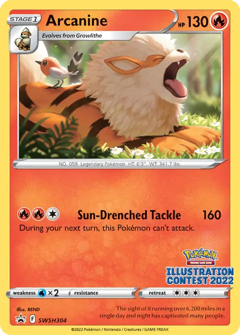 Arcanine SWSH304 · SPSC Promo