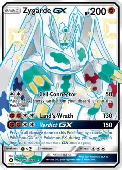 Zygarde-GX SV65 · Verborgenes Schicksal Glitzer-Tresor