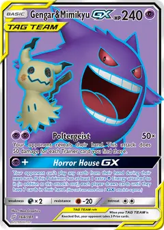 Gengar & Mimikyu-GX 164/181 · Team Up