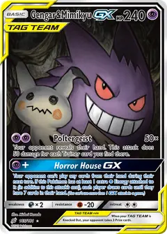Gengar & Mimikyu-GX 165/181 · Team Up