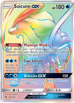 Suicune-GX 220/214 · Lost Thunder