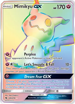 Mimikyu-GX 226/214 · Lost Thunder