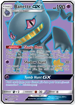 Banette-GX 157/168 · Celestial Storm