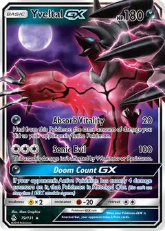 Yveltal-GX 79/131 · Forbidden Light