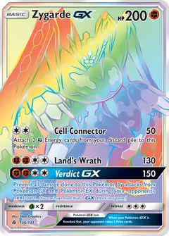 Zygarde-GX 136/131 · Forbidden Light
