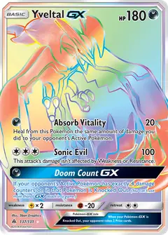 Yveltal-GX 137/131 · Forbidden Light