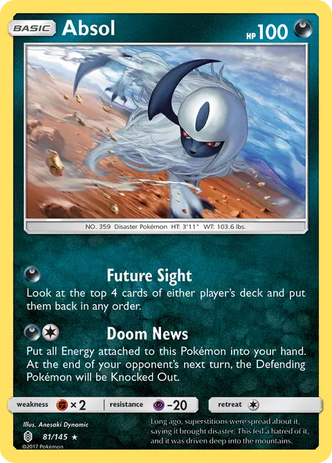 Absol 81/145 · Guardians Rising