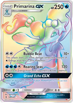 Primarina-GX 149/145 · Guardians Rising