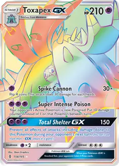 Toxapex-GX 154/145 · Guardians Rising